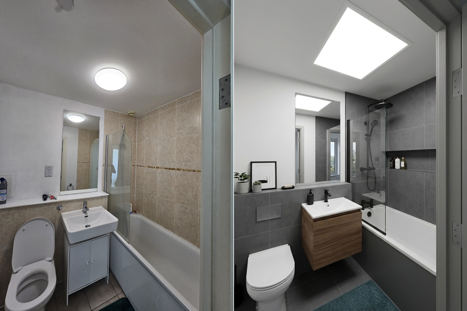Bathroom renovation in Leighton Buzzard
